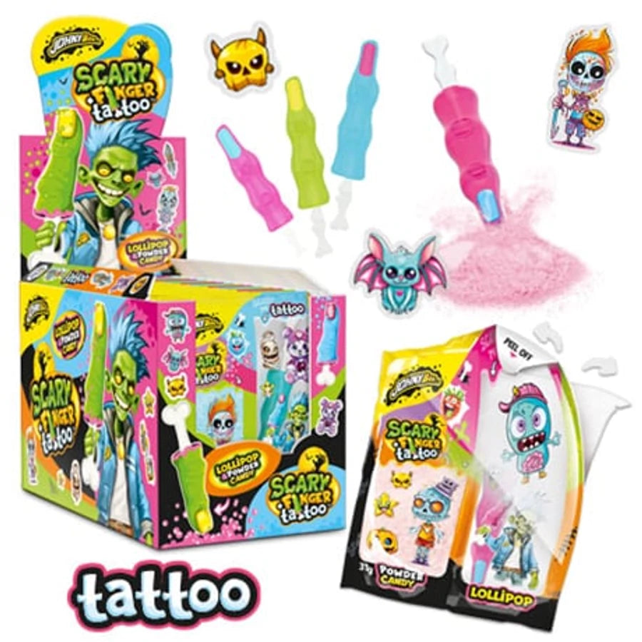 Johny Bee Scary Finger + Tattoo