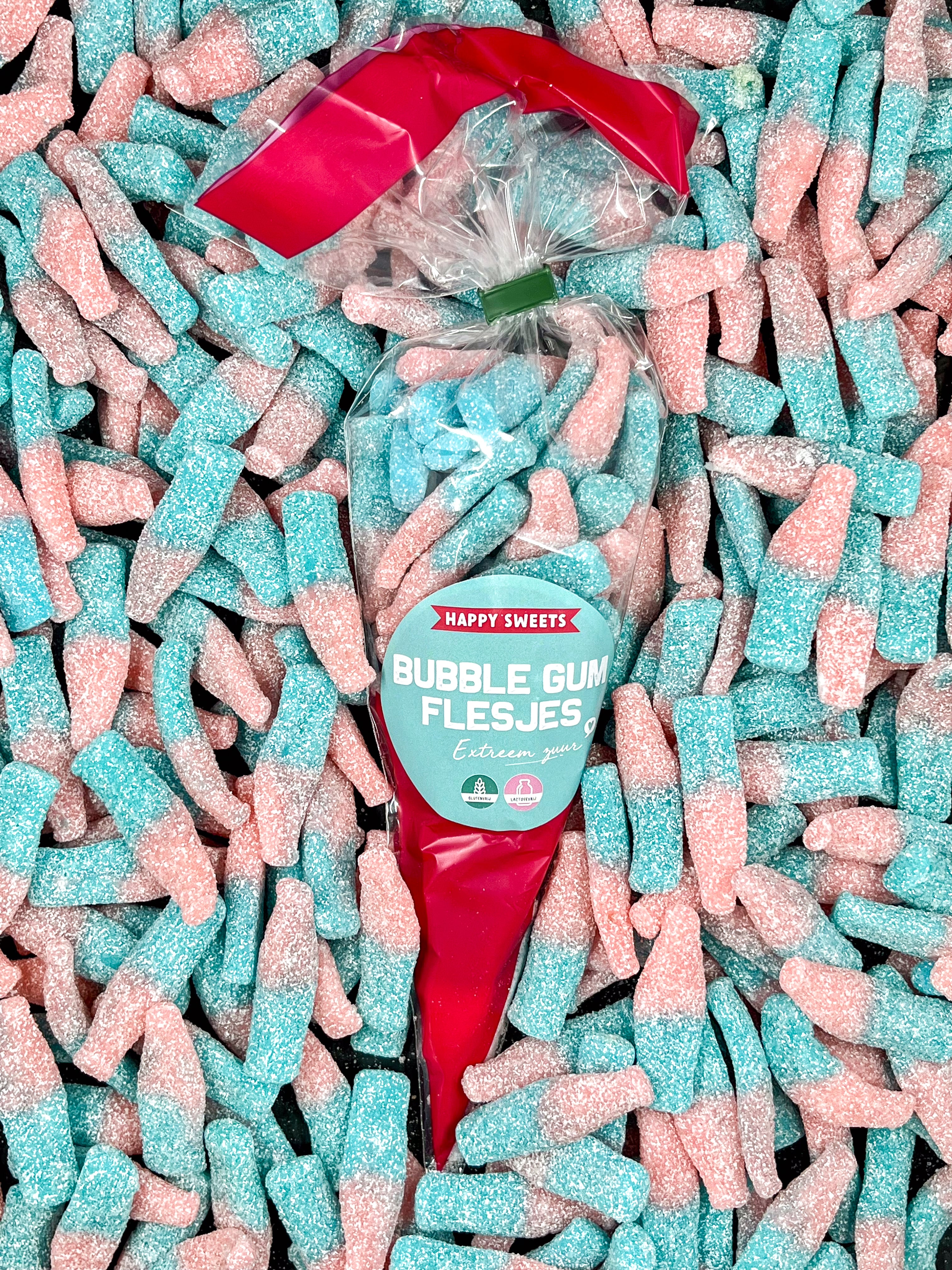 Bubblegum Flesjes - 160 gram