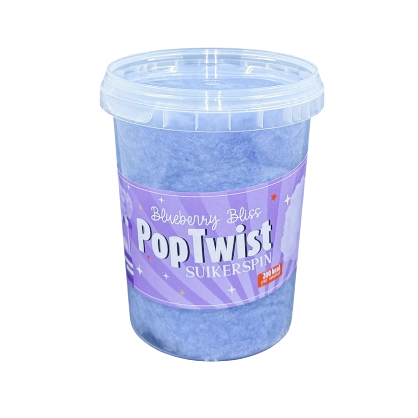 Poptwist - Suikerspin - Blue Raspberry