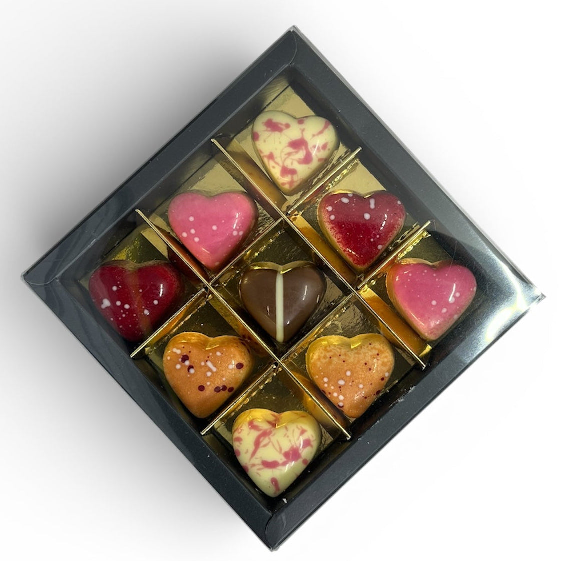 Venster doosje Shiny Hearts