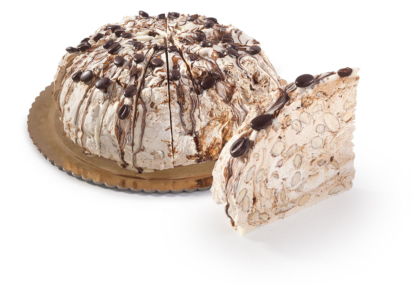 Nougat taart Cappuccino