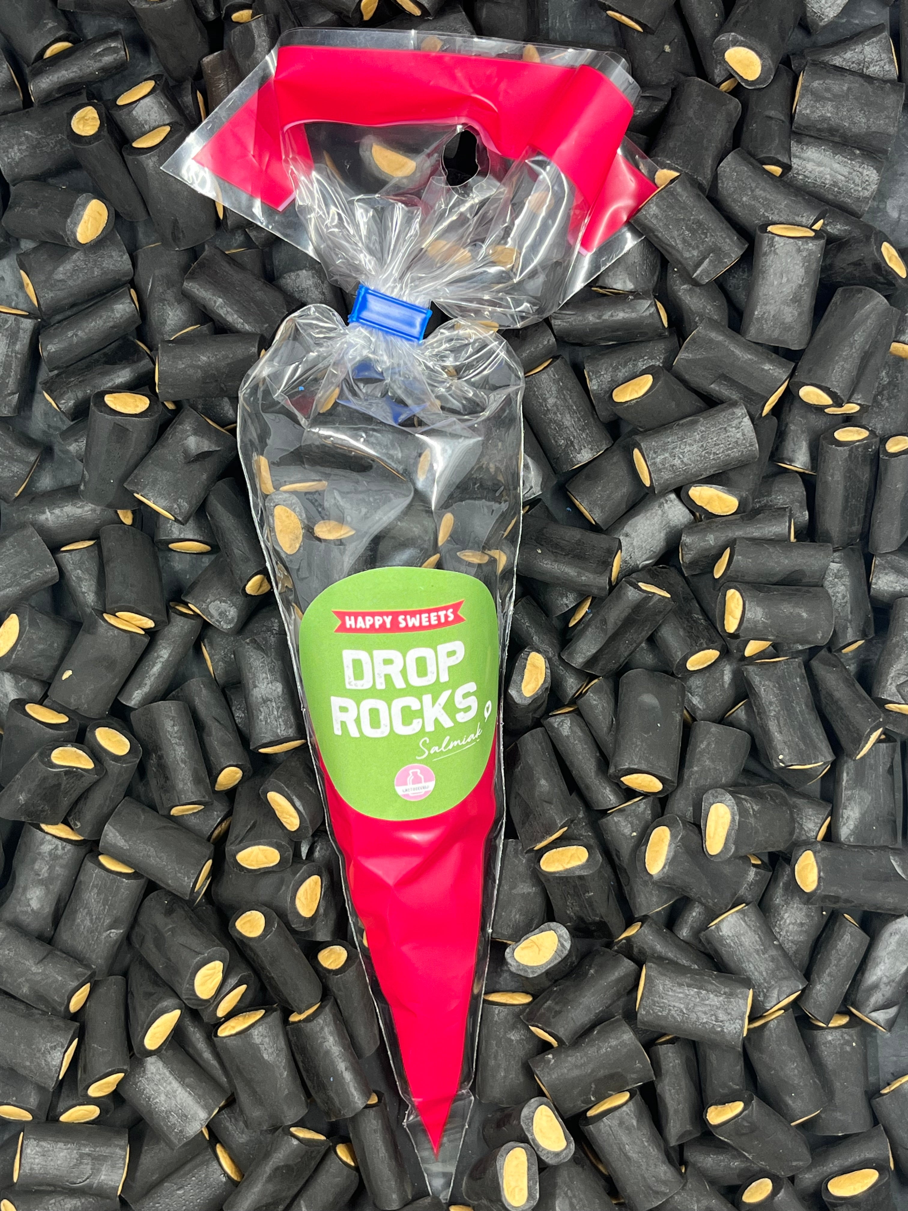 Drop Rocks Salmiak - 160 gram