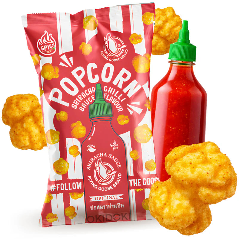 Sriracha Popcorn Flying Goose