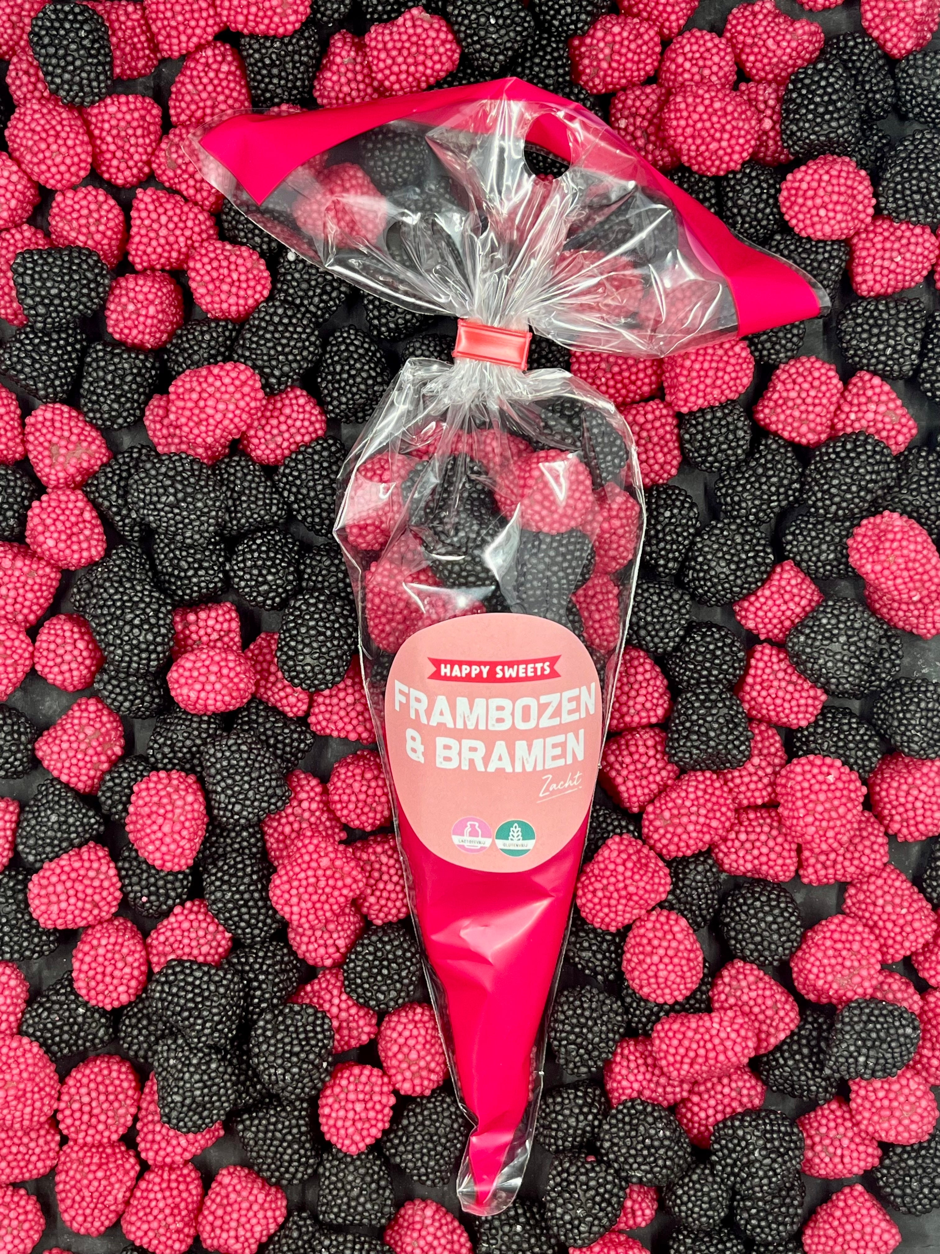 Frambozen en Bramen - 180 gram