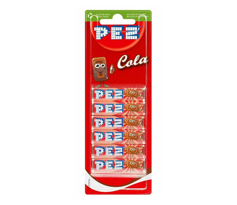 Pez 6-pak Cola 51 gr.