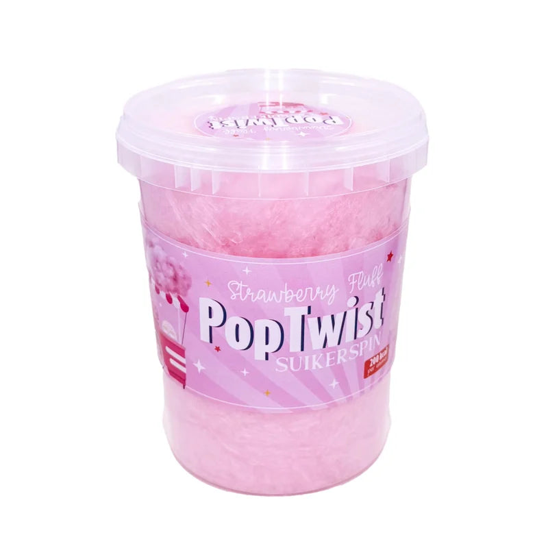 Poptwist - Suikerspin - Strawberry Fluff