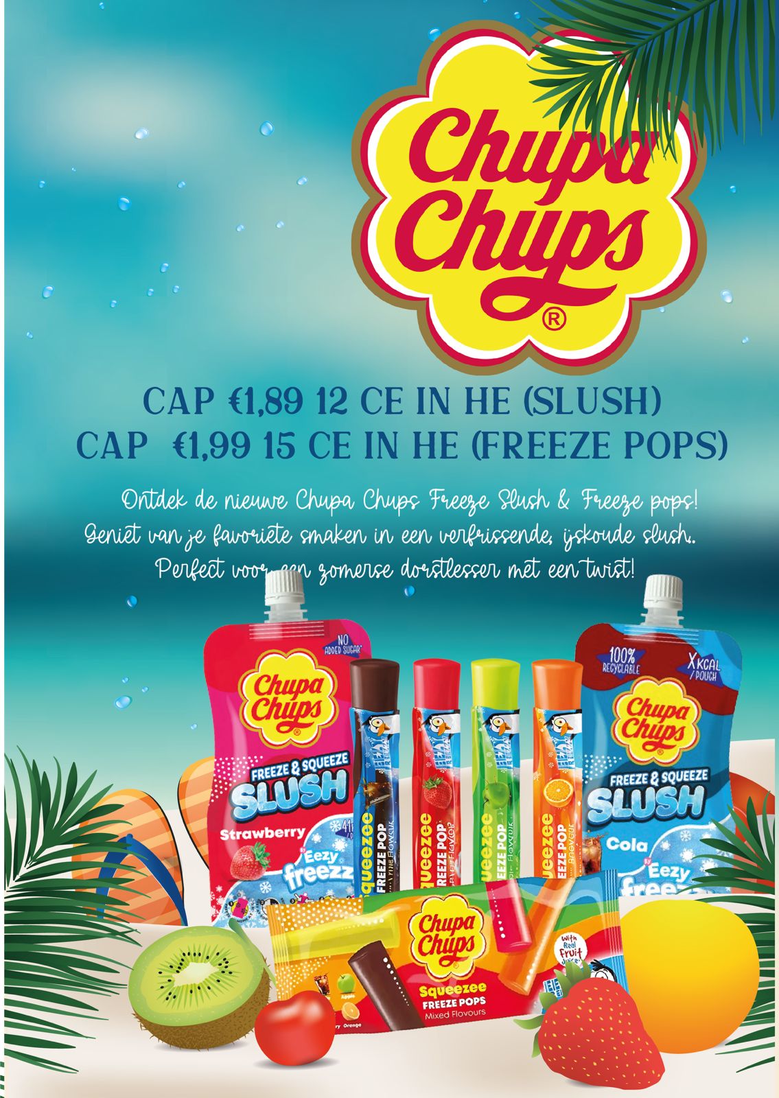 ACTIE: Chup Chups Slush & Freeze pops
