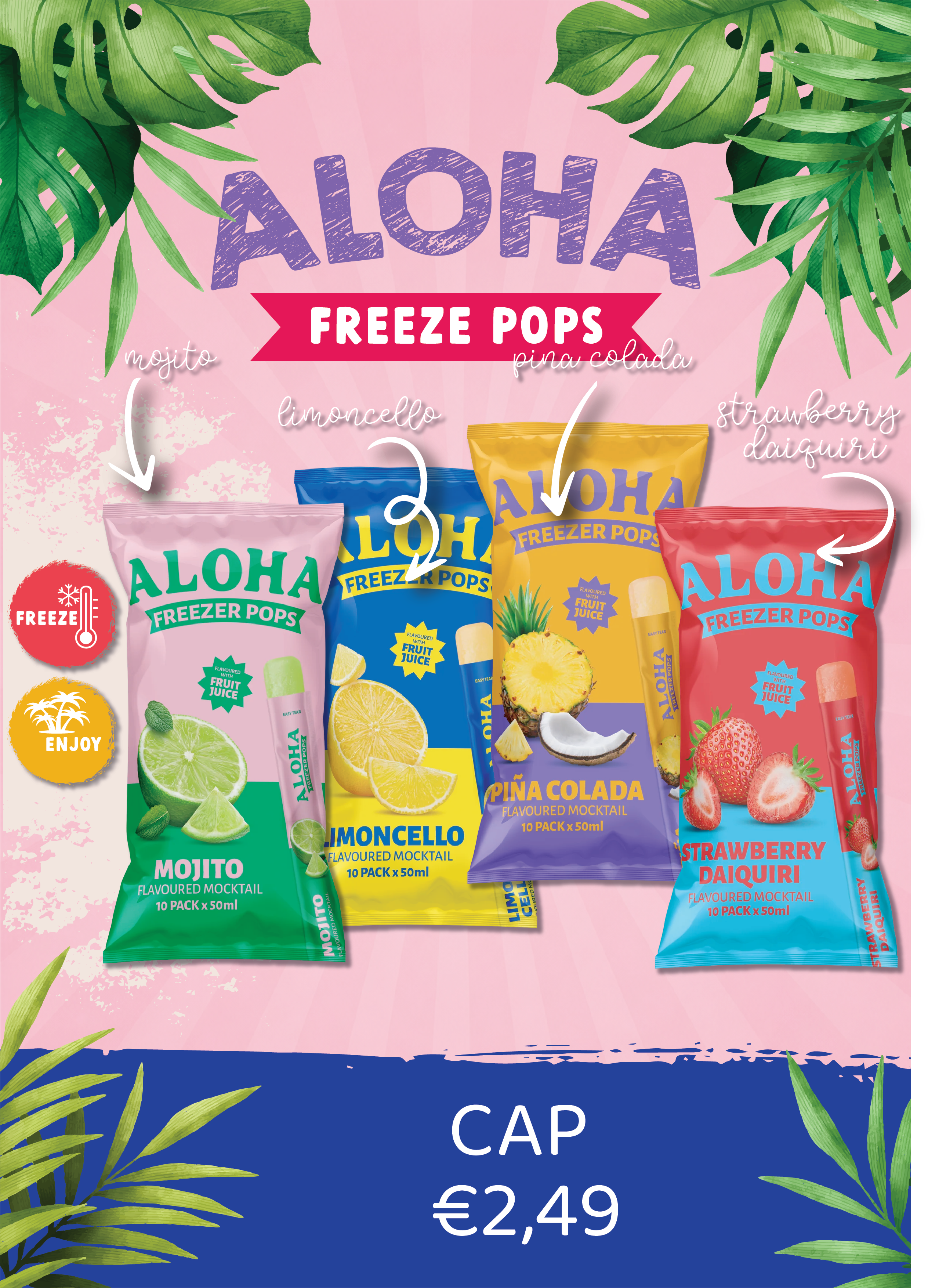 ACTIE: ALOHA FREEZE POPS