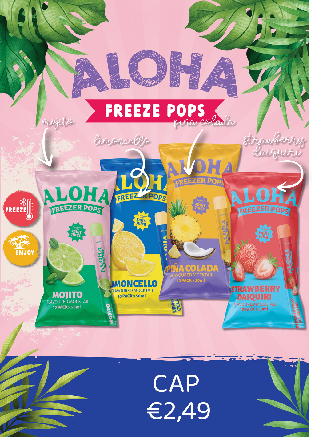 Aloha - Freeze sticks - 20 HE