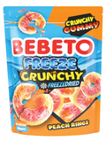 Bebeto Freeze Dried Peach Rings | 12 stuks