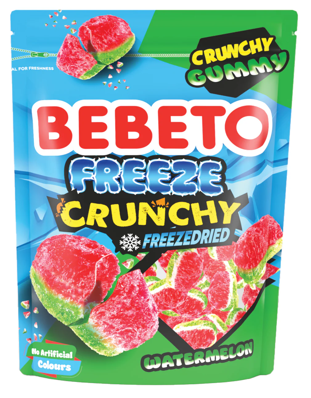 Bebeto Freeze Dried Watermelon. | 12 stuks
