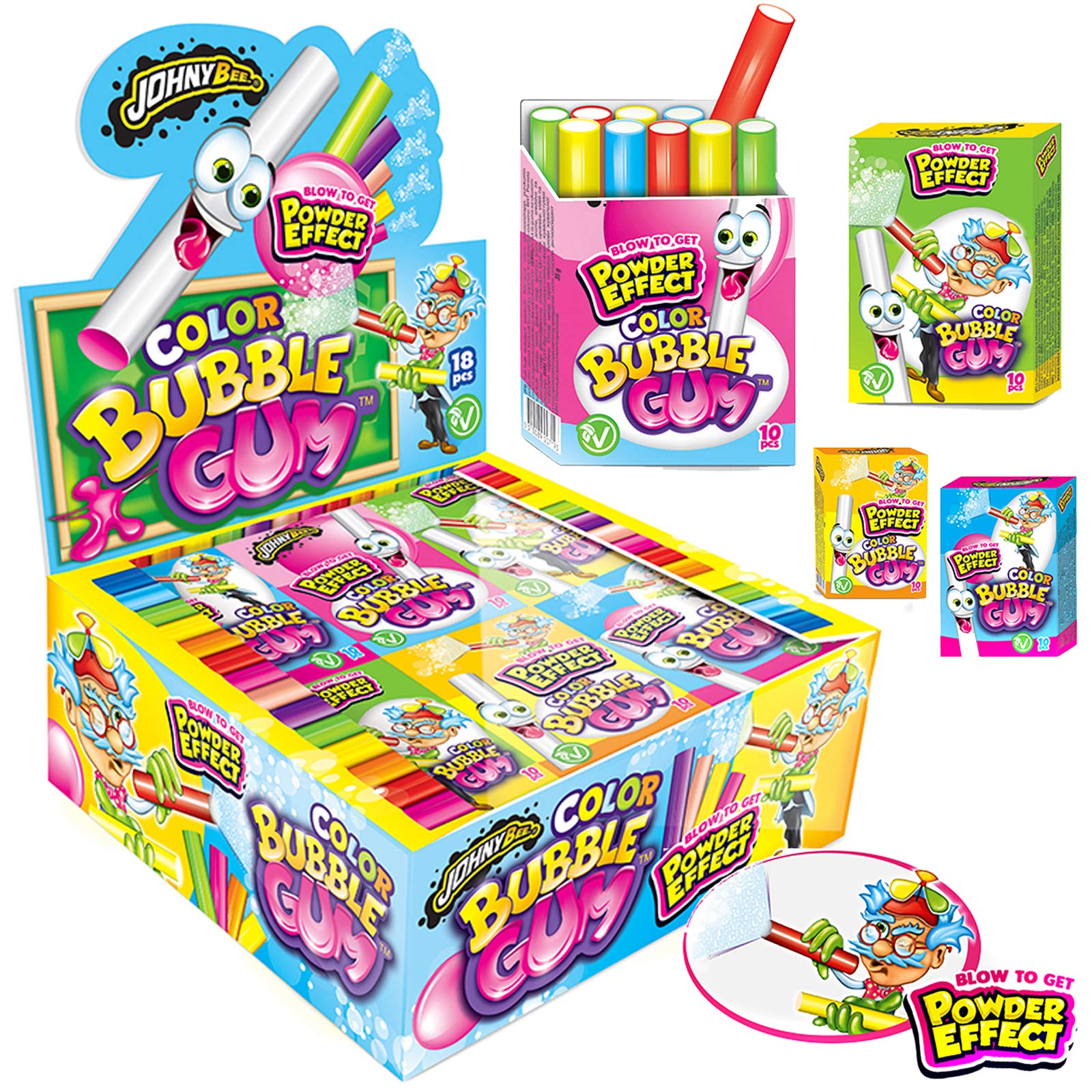 Johny Bee Color Gum + Powder