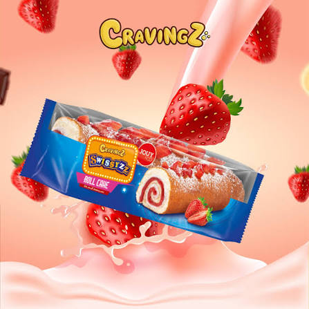 Jouy & Co Cake Roll Strawberry 18x150gr